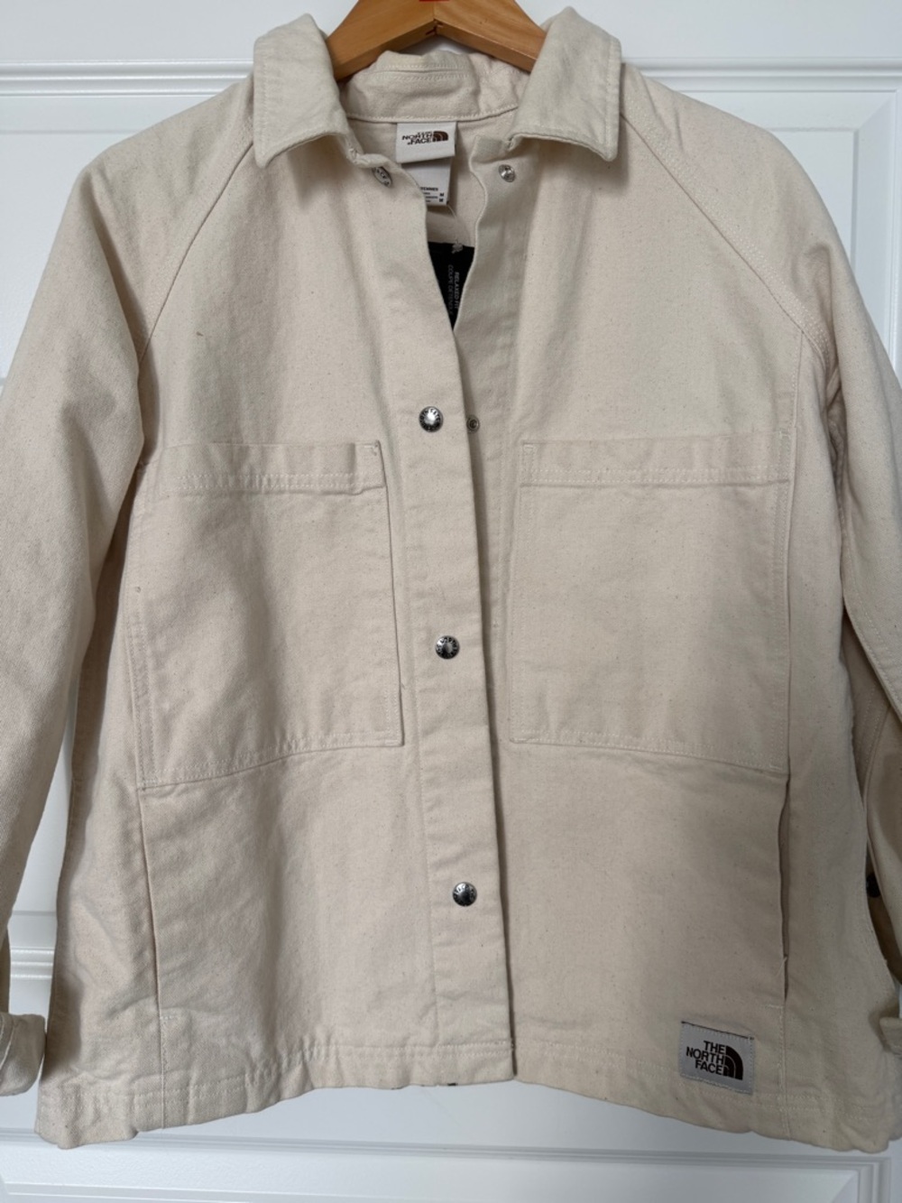 The North Face Women's Cream Canvas Utility Jacket